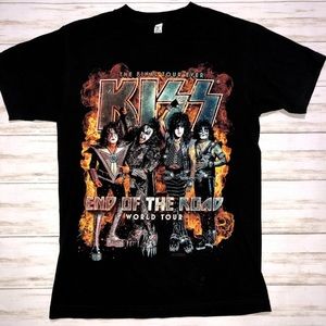 KISS End Of The World Tour 2019 Graphic T Shirt S